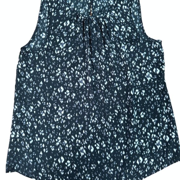 APT. 9 Abstract Black and White Print Polyester Tank Top Blouse Size S - Picture 11 of 11